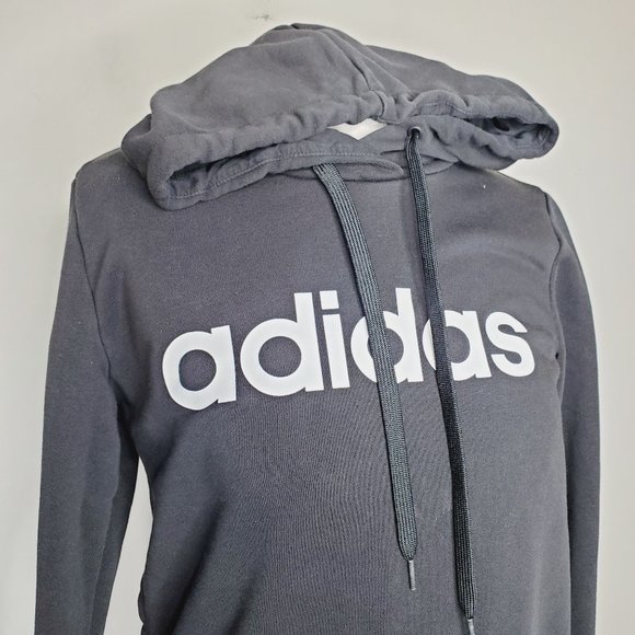 ADIDAS Classic Black Logo Hoodie - Picture 4 of 8